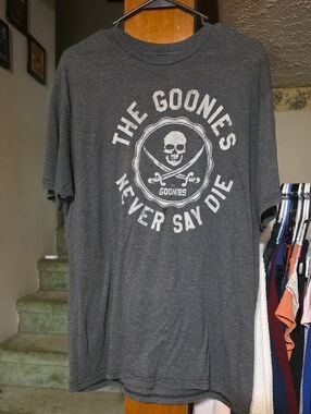 The Goonies Never Say Die Graphic Tee - Charcoal Gray